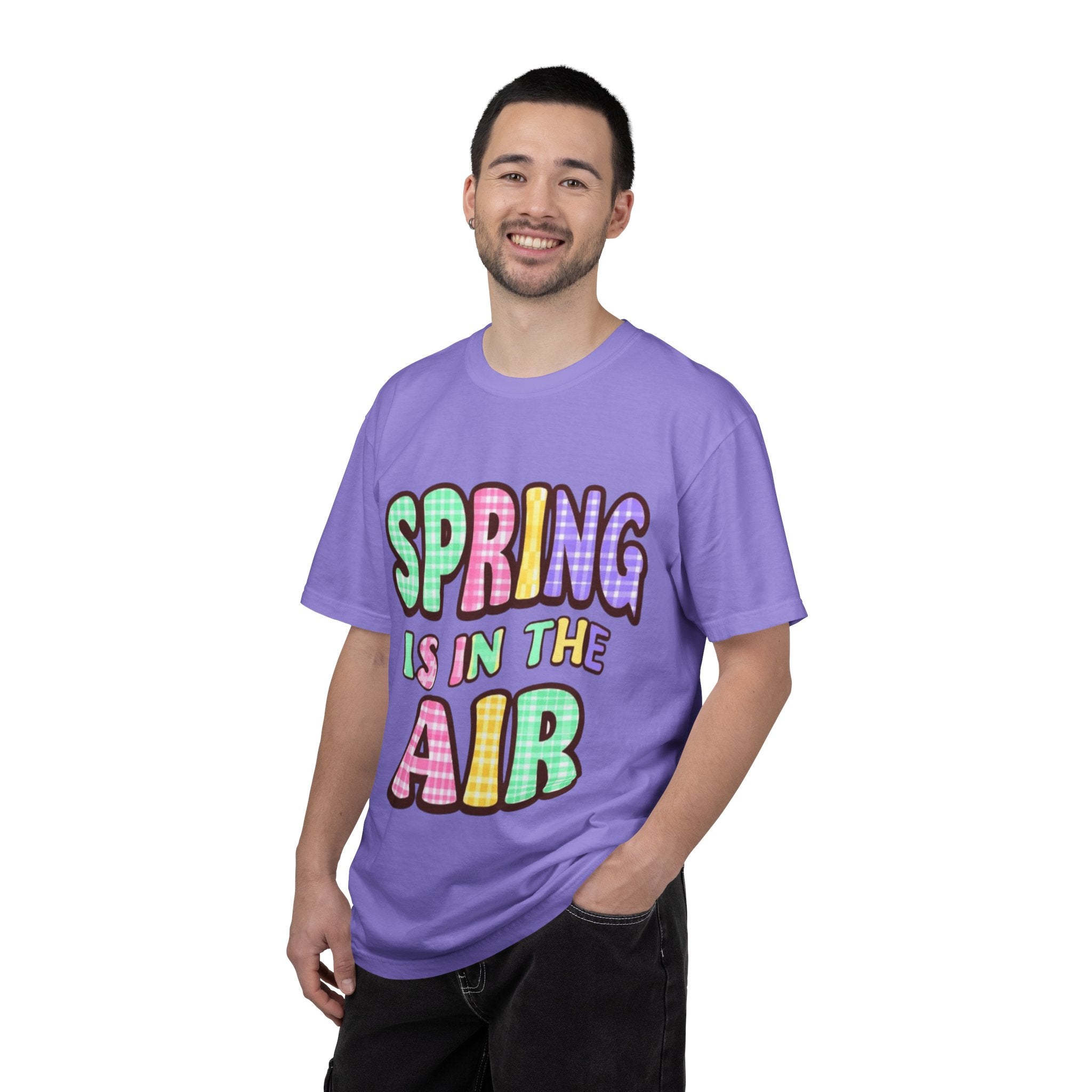 Spring Is In The Air T-Shirt — Colorful Pastel Graphic Tee for Spring