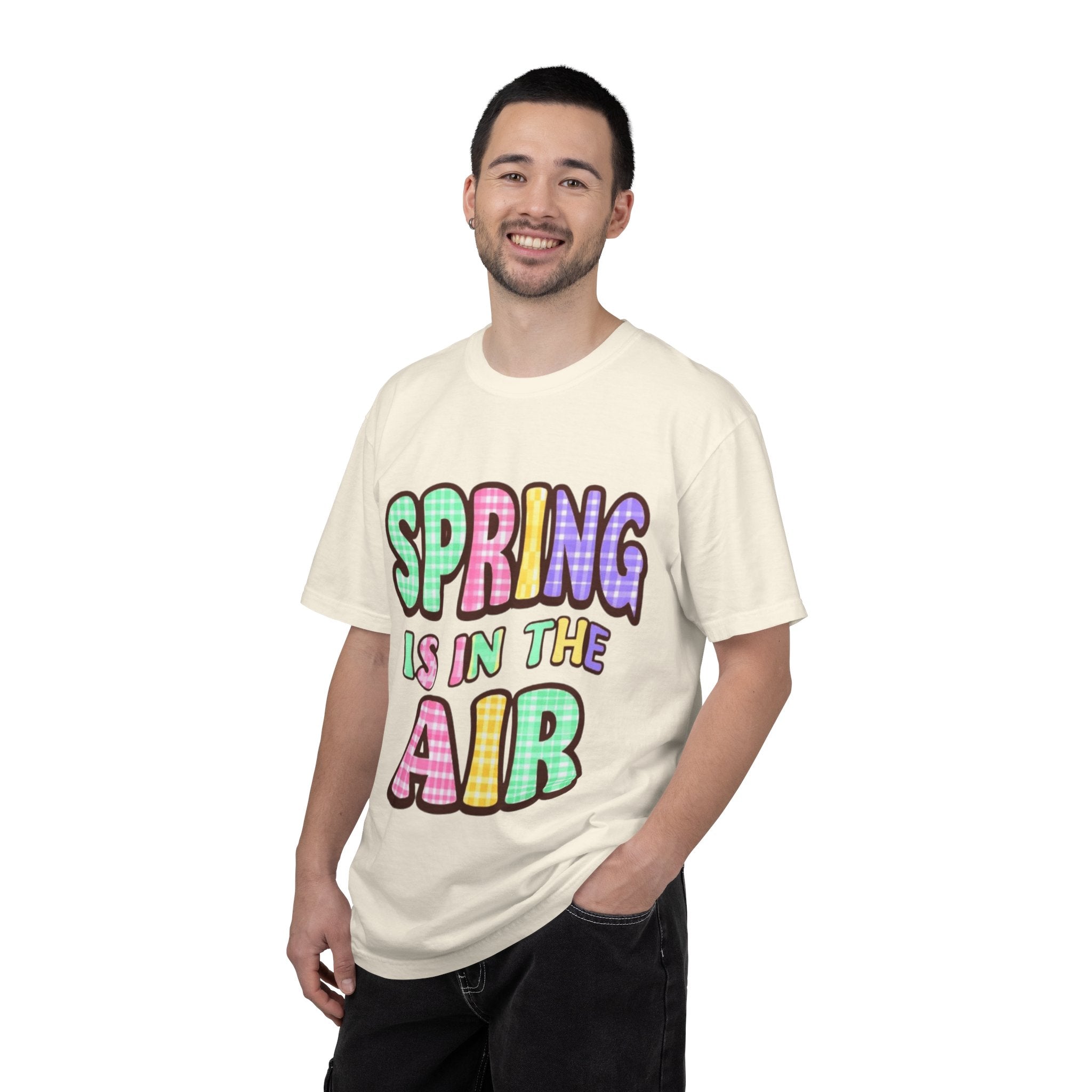 Spring Is In The Air T-Shirt — Colorful Pastel Graphic Tee for Spring