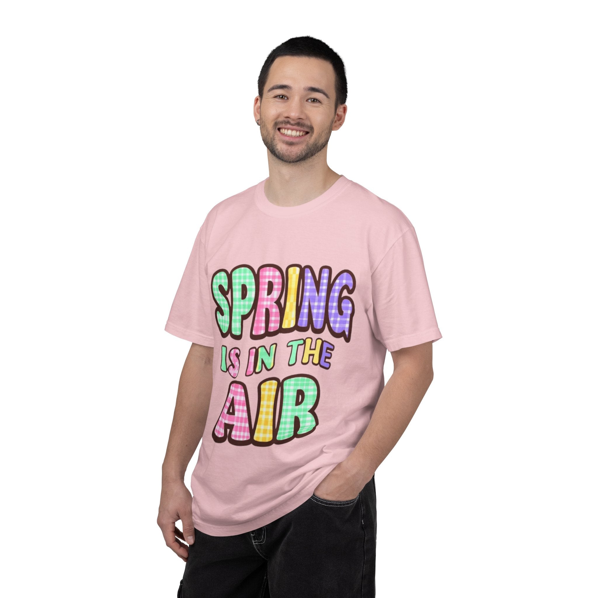 Spring Is In The Air T-Shirt — Colorful Pastel Graphic Tee for Spring