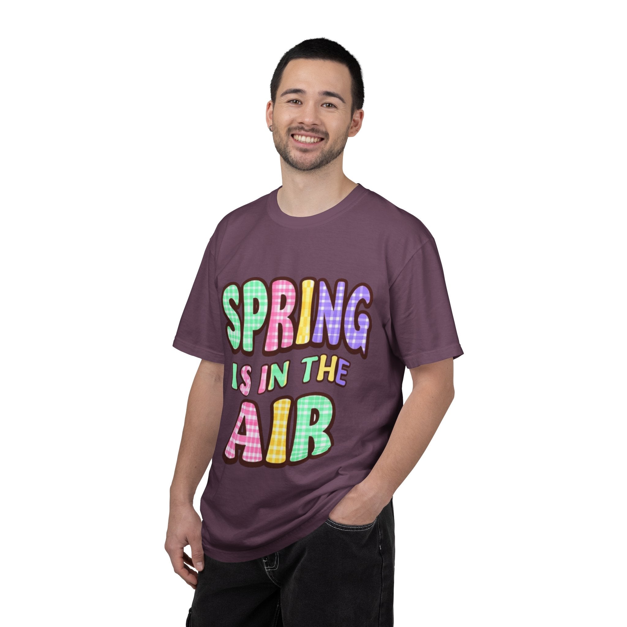 Spring Is In The Air T-Shirt — Colorful Pastel Graphic Tee for Spring