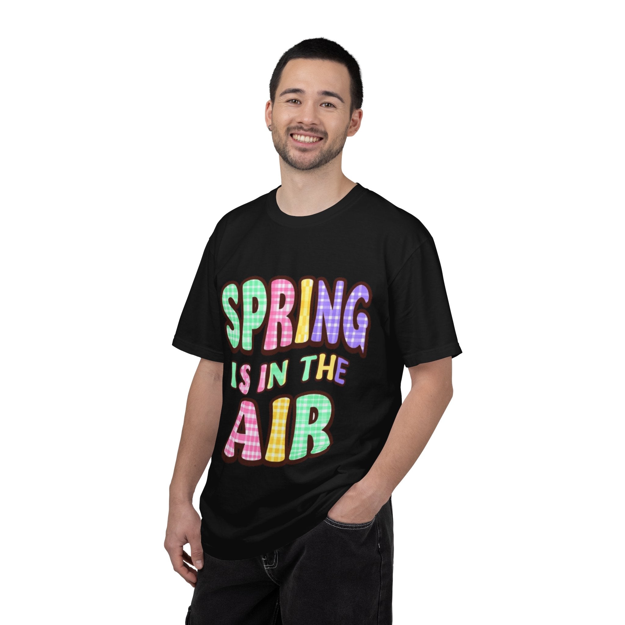 Spring Is In The Air T-Shirt — Colorful Pastel Graphic Tee for Spring