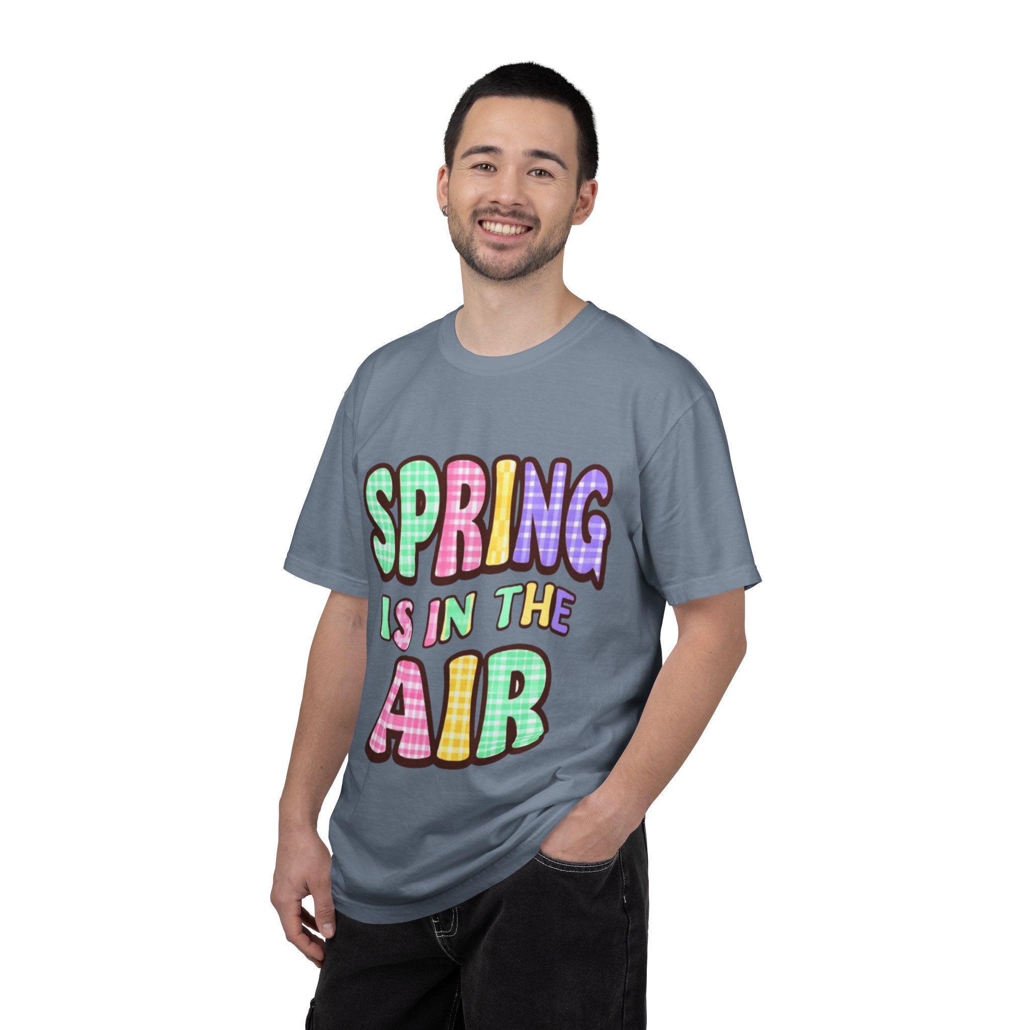 Spring Is In The Air T-Shirt — Colorful Pastel Graphic Tee for Spring