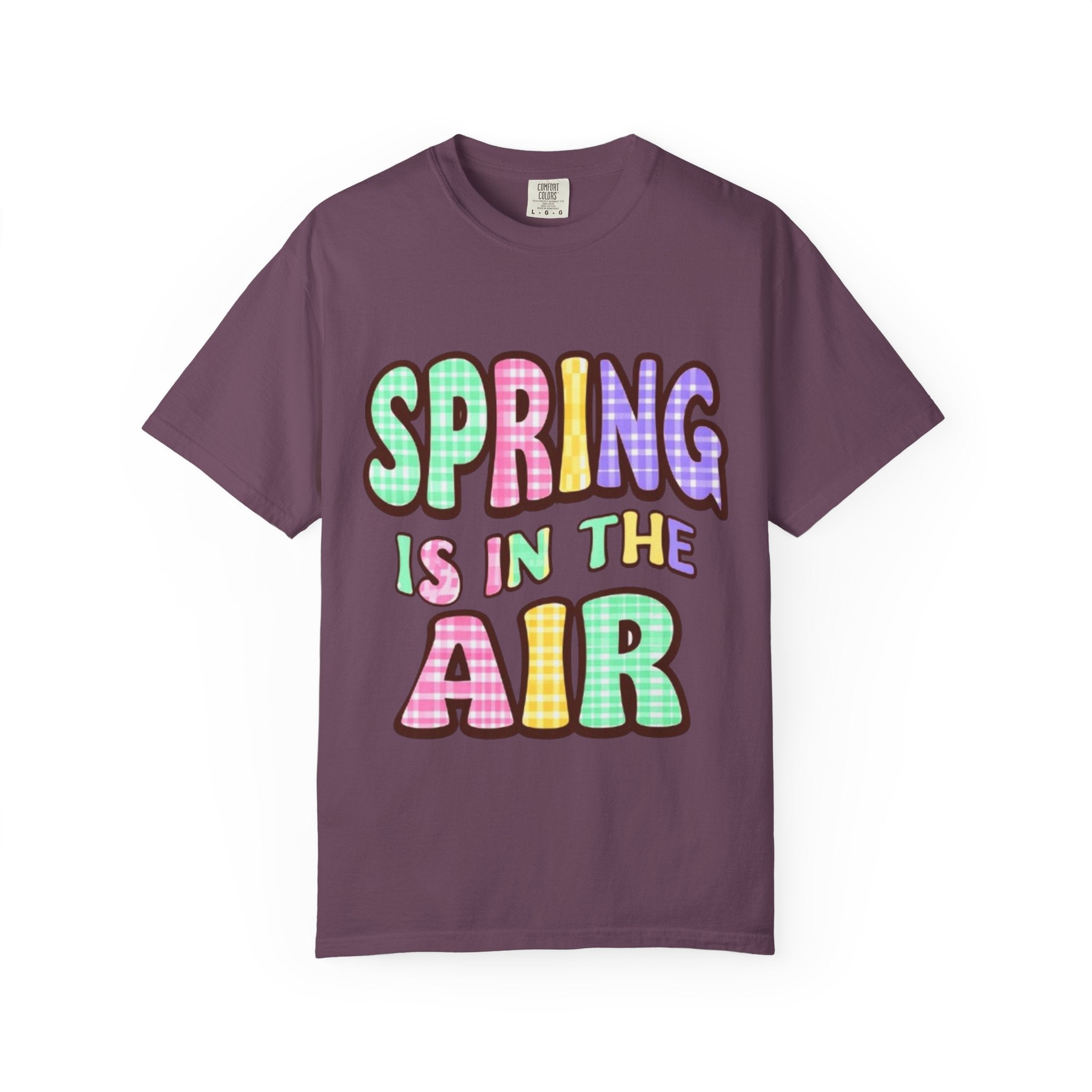 Spring Is In The Air T-Shirt — Colorful Pastel Graphic Tee for Spring