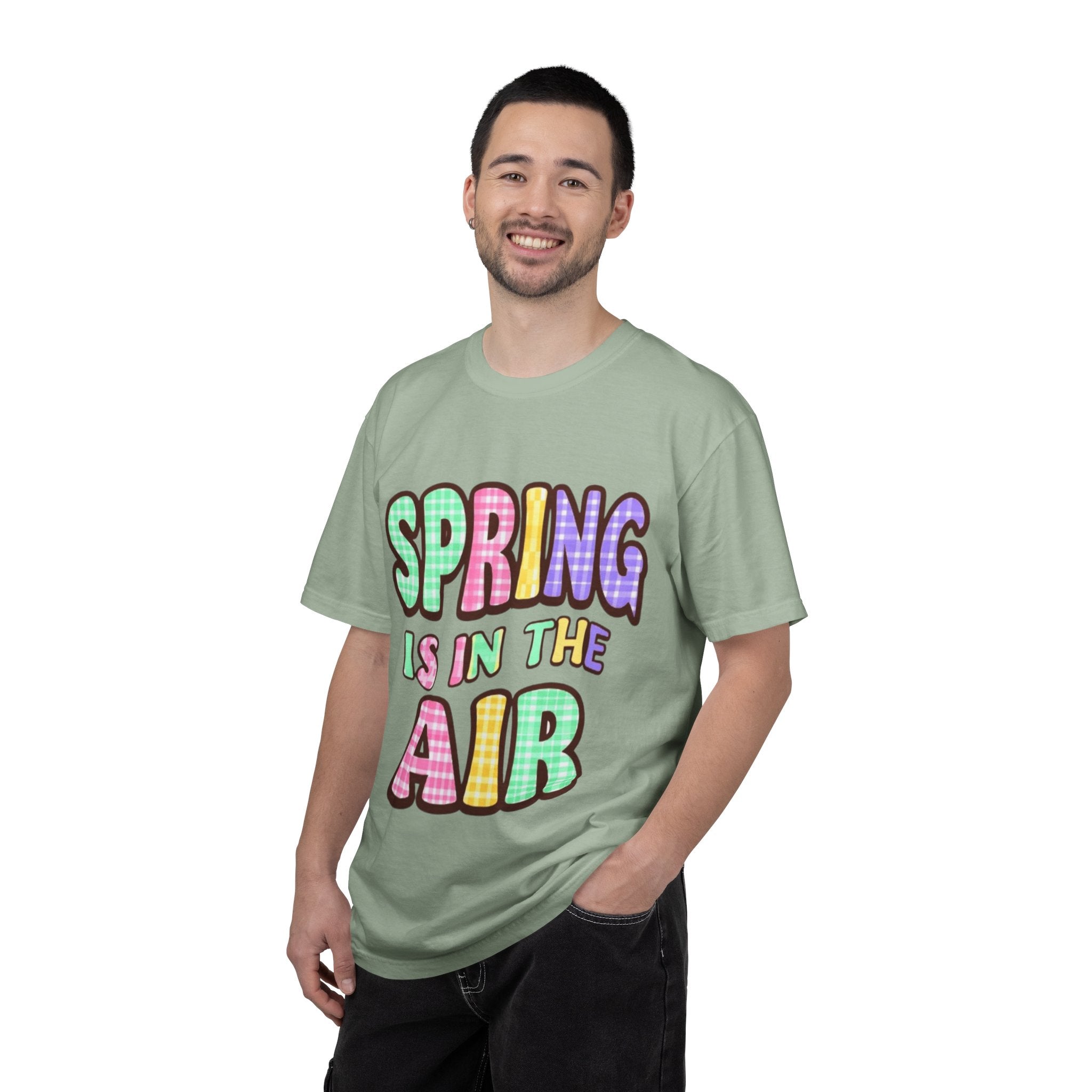 Spring Is In The Air T-Shirt — Colorful Pastel Graphic Tee for Spring
