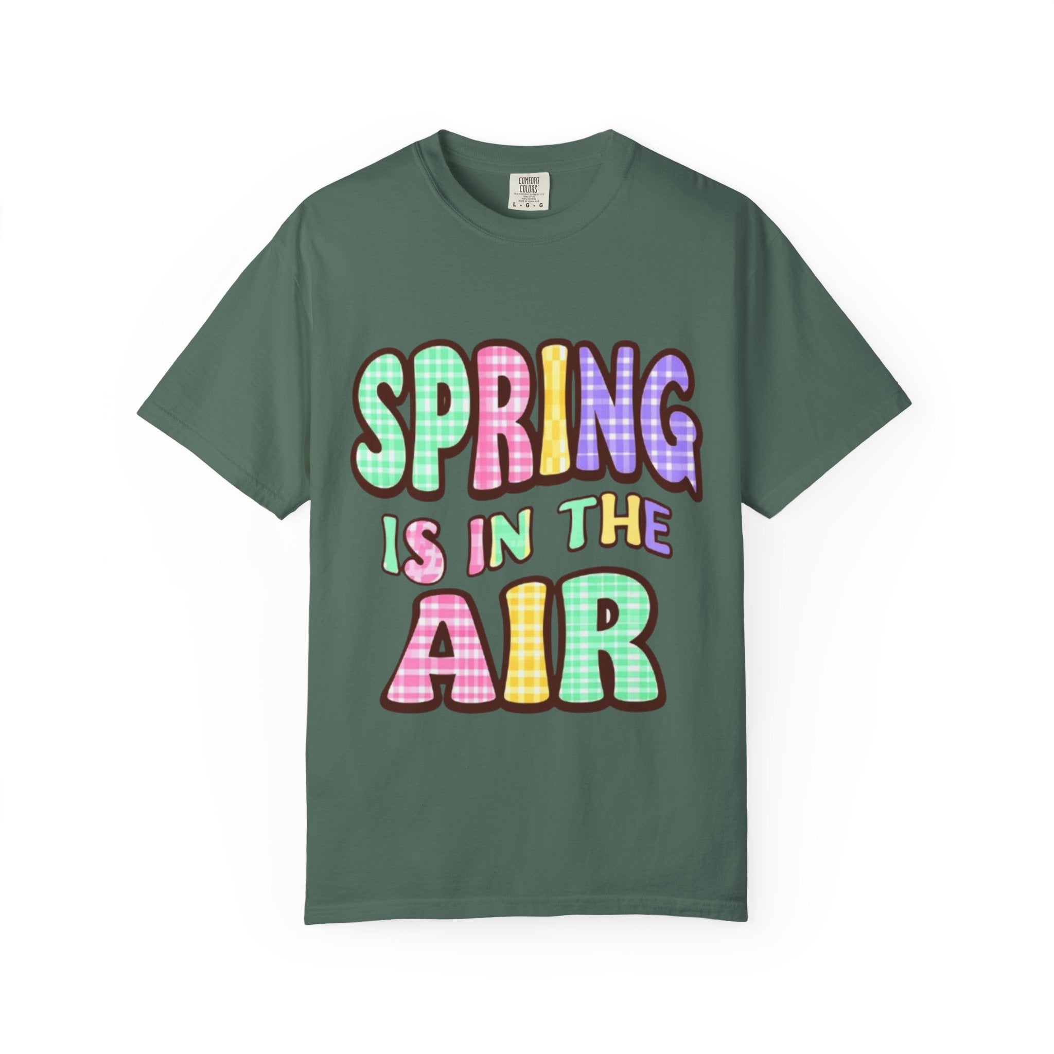 Spring Is In The Air T-Shirt — Colorful Pastel Graphic Tee for Spring