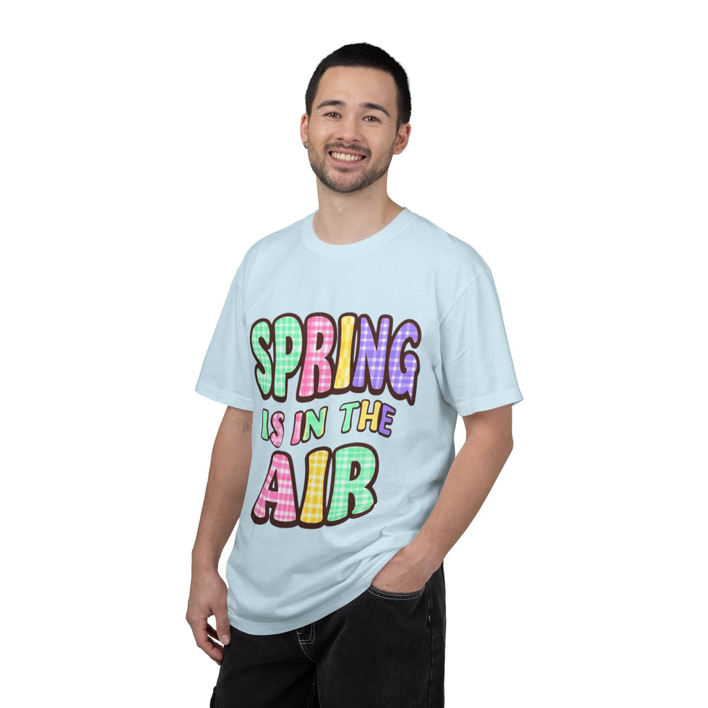 Spring Is In The Air T-Shirt — Colorful Pastel Graphic Tee for Spring